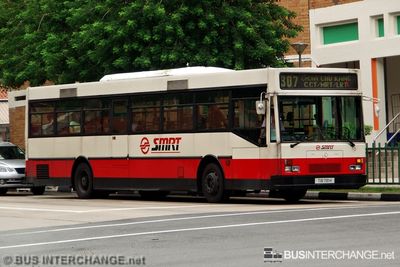 Bus 307 - SMRT Buses Mercedes-Benz O405 (TIB791H)