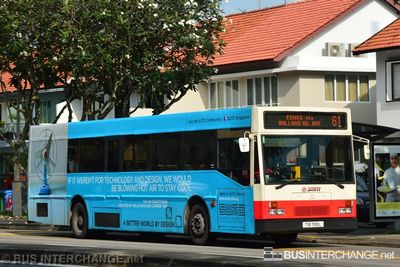 Bus 61 - SMRT Buses Mercedes-Benz O405 (TIB799L)