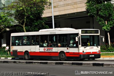 Bus 187 - SMRT Buses Scania L113CRL (TIB844P)