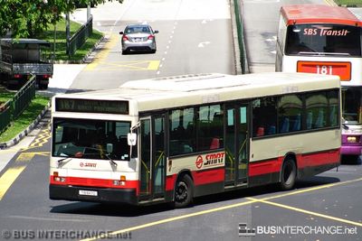 Bus 187 - SMRT Buses Scania L113CRL (TIB847G)