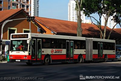 Bus 189 - SMRT Buses Mercedes-Benz O405G (TIB863J)