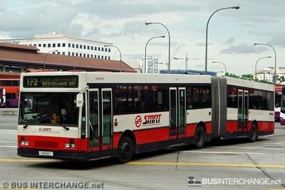 Bus 172 - SMRT Buses Mercedes-Benz O405G (TIB886T)