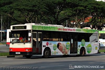 Bus 853 - SMRT Buses Dennis Lance (TIB913Z)