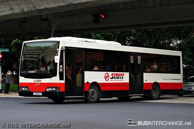Bus 188 - SMRT Buses Hino HS3KRKK (TIB949X)