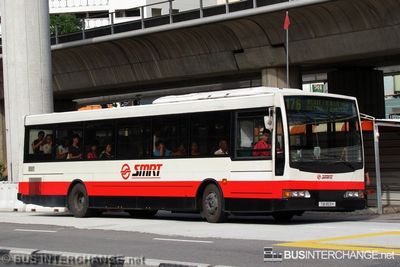 Bus 176 - SMRT Buses Hino HS3KRKK (TIB953H)