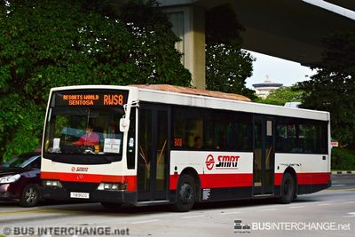 Bus RWS8 - SMRT Buses Mercedes-Benz O405 (TIB962G)