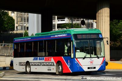 Bus T820 - RapidKL Volvo B7RLE (VG8671)