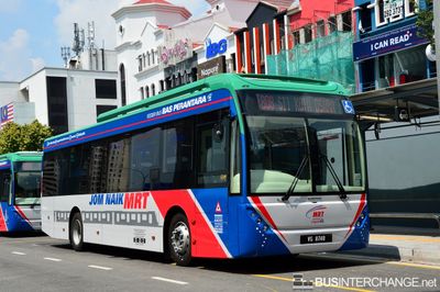 Bus T808 - RapidKL Volvo B7RLE (VG8748)