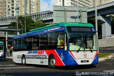 Bus T817 - RapidKL Volvo B7RLE (VG8845)