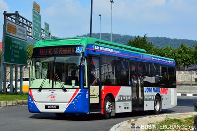 Bus T812 - RapidKL Volvo B7RLE (VH1570)