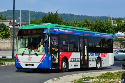 Bus T811 - RapidKL Volvo B7RLE (VH4107)