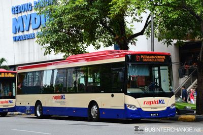Bus E1 - RapidKL Scania K250UB (W4087R)