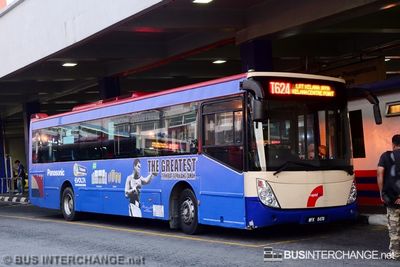 Bus T624 - RapidKL Iveco Turbocity 480 (WFK8474)