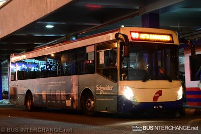 Bus U89 - RapidKL Iveco Turbocity 480 (WFS 724)