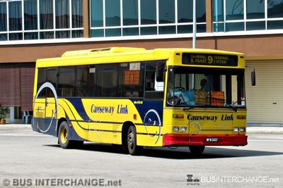Bus 9 - Causeway Link Dennis Dart (WFW3407)