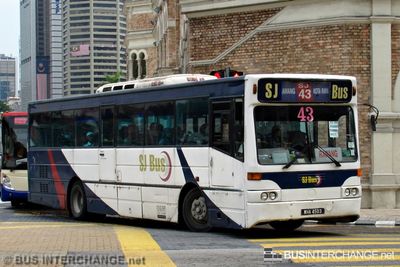 Bus 43 - SJ Bus Nissan Diesel JP251 (WHA4503)