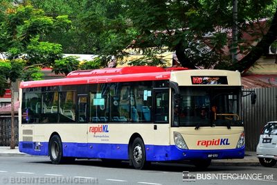Bus U20 - RapidKL Dong Feng DHZ6120RC2 (WNP6701)