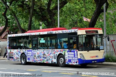 Bus U12 - RapidKL Dong Feng DHZ6120RC2 (WNP6718)
