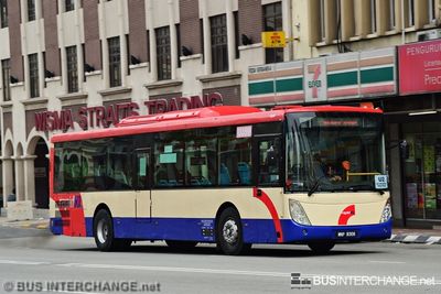 Bus U2 - RapidKL Dong Feng DHZ6120RC2 (WNP9306)
