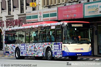 Bus U23 - RapidKL Dong Feng DHZ6120RC2 (WNQ1664)
