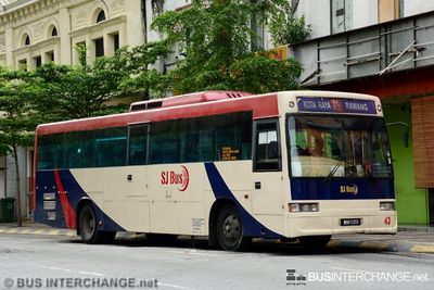 Bus 43 - SJ Bus Nissan Diesel JP251 (WNR5451)