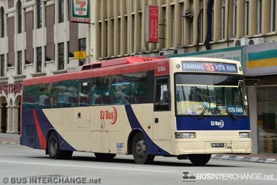 Bus 43 - SJ Bus Nissan Diesel JP251 (WNT8731)