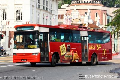 Bus 144C - Selangor Omnibus Nissan Diesel JP251 (WNV8706)