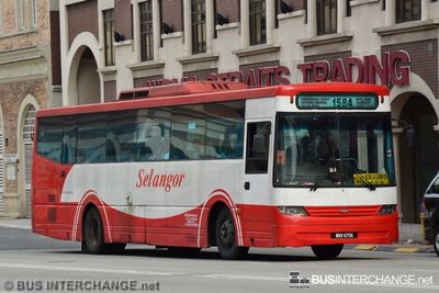 Bus 158A - Selangor Omnibus Nissan Diesel JP251 (WNV8706)