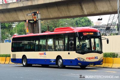 Bus U13 - RapidKL Anyuan JXK6120 (WPL5645)