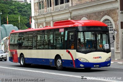Bus U4 - RapidKL Anyuan JXK6120 (WPL5652)