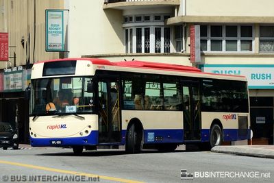 Bus U6 - RapidKL Higer KLQ6121G (WPL 650)