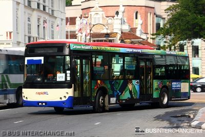 Bus U13 - RapidKL Higer KLQ6121G (WPL 740)