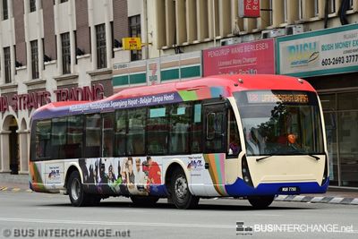 Bus U8 - RapidKL Mercedes-Benz CBC1725 (WQB7790)