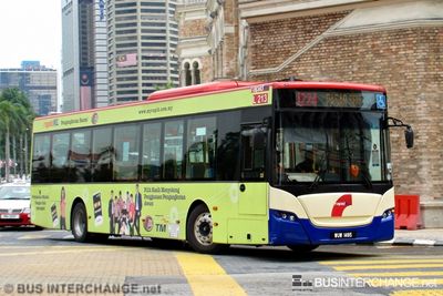 Bus U224 - RapidKL King Long XMQ6121G (WUW1485)