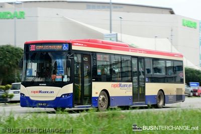 Bus 300 - RapidKuantan Scania K270UB (WUW4137)