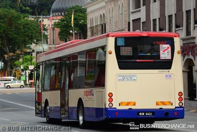 Bus U7 - RapidKL King Long XMQ6121G (WUW8422)