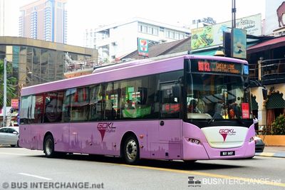 RapidKL King Long XMQ6121G (WUY9497) - GOKL Green