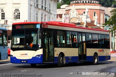 Bus U10 - RapidKL King Long XMQ6121G (WVA4147)