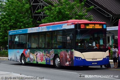 Bus U31 - RapidKL MAN 18.280 HOCL-NL (A84) (WVB3694)