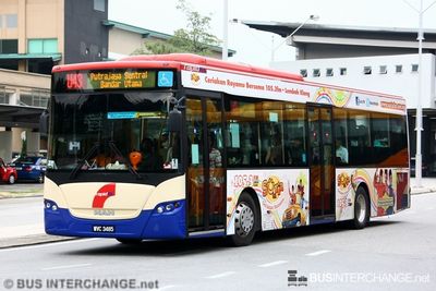 Bus U43 - RapidKL MAN 18.280 HOCL-NL (A84) (WVC3485)