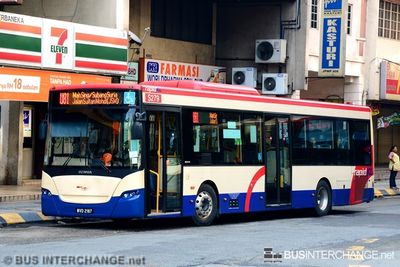 Bus U81 - RapidKL Scania K270UB (WVD2187)