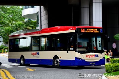Bus T634 - RapidKL Scania K270UB (WVD4789)