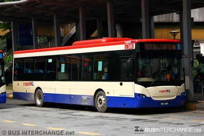 Bus U75 - RapidKL King Long XMQ6121G (WVE2825)
