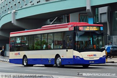 Bus U41 - RapidKL MAN 18.280 HOCL-NL (A84) (WVP2493)