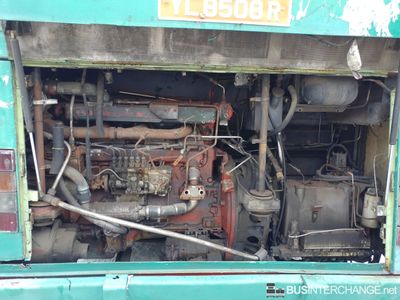 Leyland TL11 engine of YL8508R - Special Leyland Olympian ONTL11/2RF
