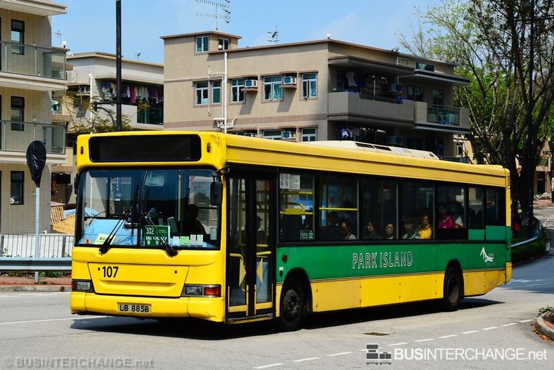 Bus NR332 - Park Island Transport Dennis Dart (LB8858)