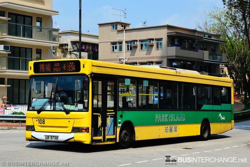 Bus NR334 - Park Island Transport Dennis Dart (LB9730)