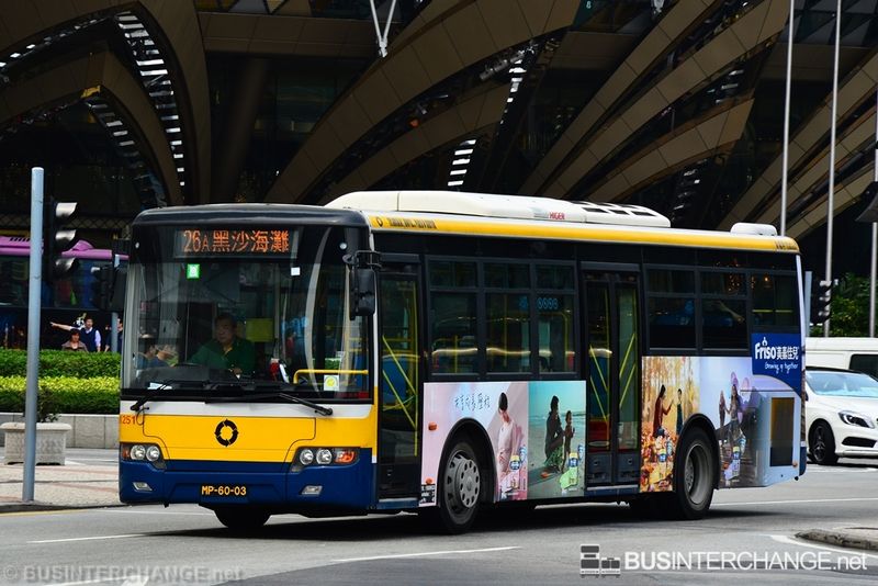Bus 26A - Transmac Higer KLQ6108G (MP-60-0)