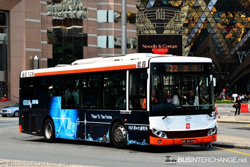 Bus 22 - TCM Wuzhoulong FDG6101 (MP-63-04)