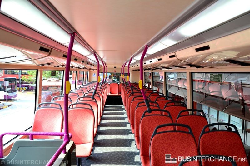 Interior of SBS7777Y - SBS Transit Volvo B9TL